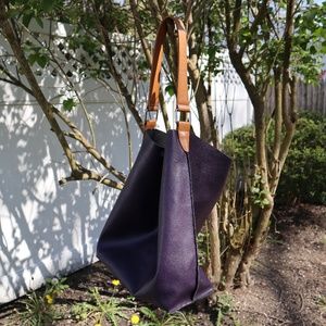 Barneys NY Leather Tote